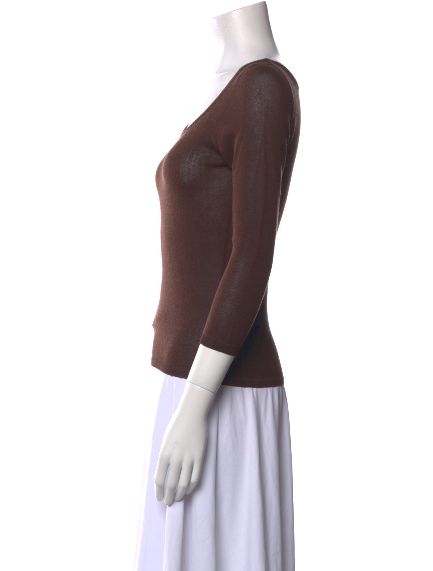 Prada Wool Scoop Neck Sweater